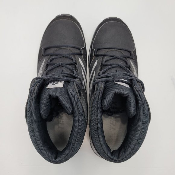 Adidas Terrex Hyperhiker Mid Youth Hiking Shoes Core Black Grey FX4186 US Size 6 - Picture 5 of 8